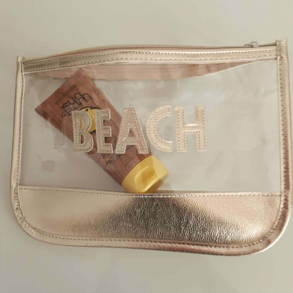 MiAmica Gold Vinyl & Clear" Beach"/Swim Case